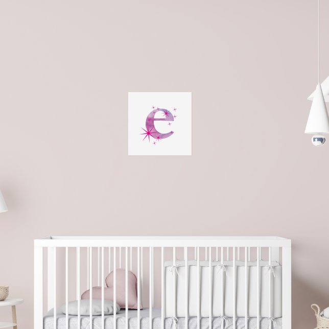 Wasserfarbe E Poster (Kinderzimmer 2)