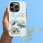 Wasserfarbe Elegante Blauen Pfeffer iPhone 16 Pro Hülle<br><div class="desc">Diese hier ist speziell für die Dame in Ihrem Leben, die etwas Anderes mag - das ist weich, elegant und charmant - die blauen Pappchen mit einer Touch Goldstaub, um sie zu begleiten, zusammen mit ihrem Namen in der Schrift. Alle Fragen zum Design, senden Sie einfach einen Chat und wir...</div>