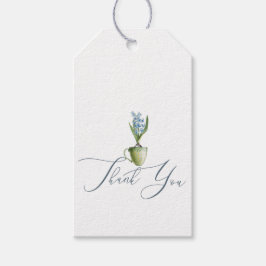 Wasserfarbe Elegante Blumenhochzeit Vielen Dank Geschenkanhänger