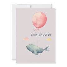 Wasserfarbe Elegante Kinderdusche Einladung