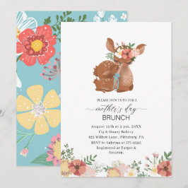 Wasserfarbe Elegante Mutter ist Brunch Baby Showe Einladung