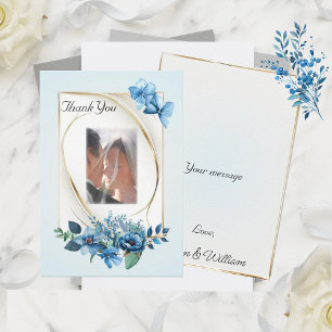 Wasserfarbe Emerle Floral Flat Danke Karte