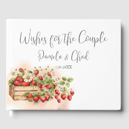 Wasserfarbe Erdbeeren Gästebuch