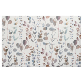 Wasserfarbe Eukalyptus Nahtloses Muster Stoff