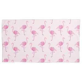 Wasserfarbe Fabulous Flamingo Reversible Pillow Kissenbezug