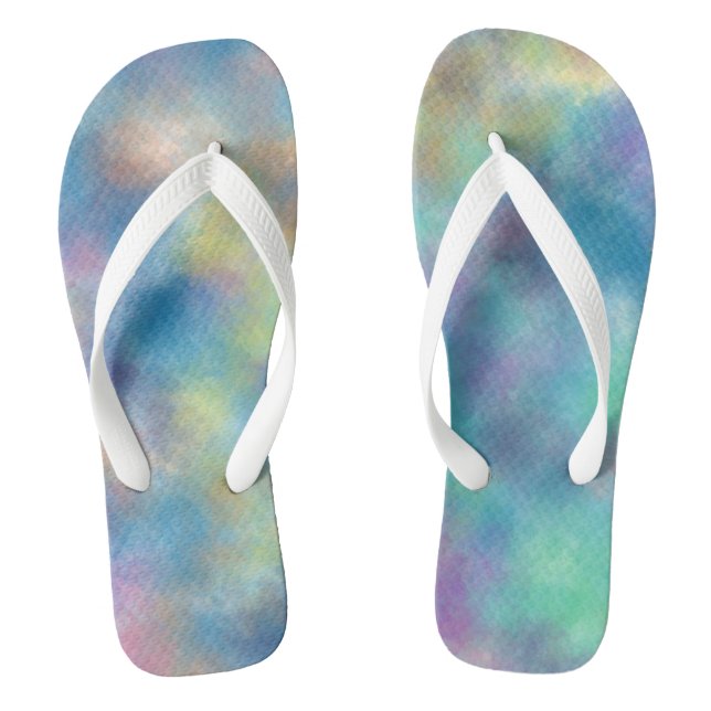 Wasserfarbe Flip Flops (Fußbett)