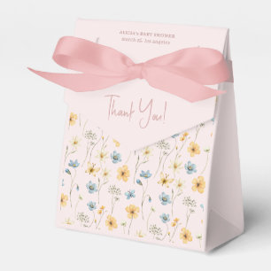 Wasserfarbe florale boho Mädchen Dusche danke Geschenkschachtel