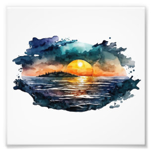 Wasserfarbe Fotodruck