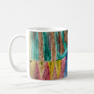 Wasserfarbe für Kaffee Tasse