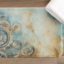 Wasserfarbe für Steampengeere - Uhrwerk