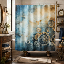 Wasserfarbe für Steampengeere - Uhrwerk