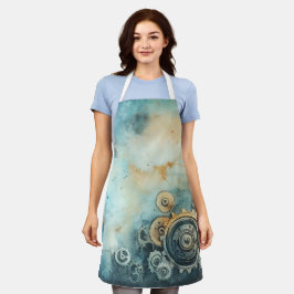 Wasserfarbe für Steampengeere - Uhrwerk Schürze