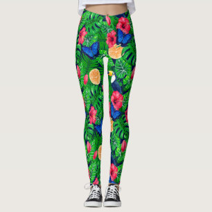 Wasserfarbe für tropische und tropische Gärten Leggings