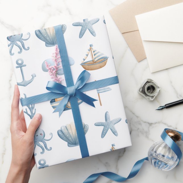 Wasserfarbe Geschenkpapier (Schenken)