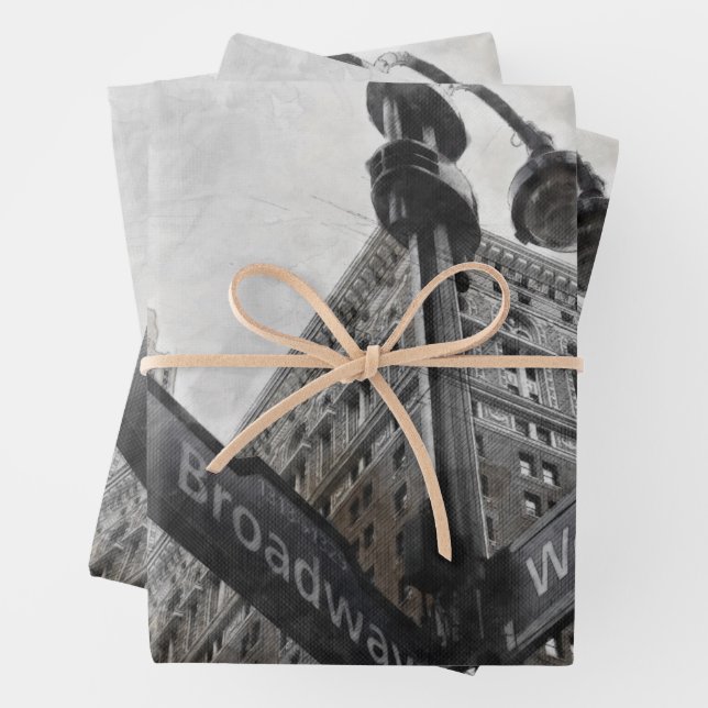 Wasserfarbe Geschenkpapier Set (Beispiel)