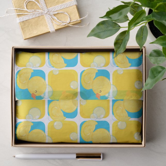 Wasserfarbe Gummi Ducky Seidenpapier (Geschenk)