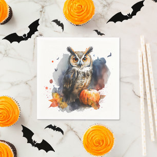 Wasserfarbe Halloween Serviette