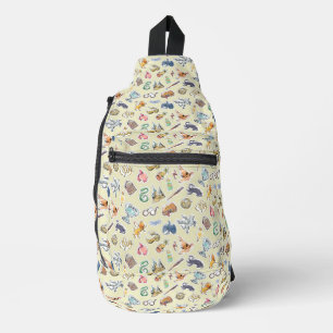 Wasserfarbe Harry Potter Icons Crossbody Bag