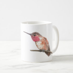 Wasserfarbe Hummingvogel Kaffeetasse