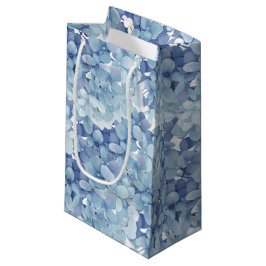 Wasserfarbe Hydrangea-Blume Kleine Geschenktüte