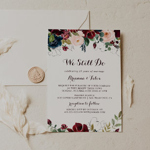 Wasserfarbe Illustriert, die wir noch immer überpr Einladung