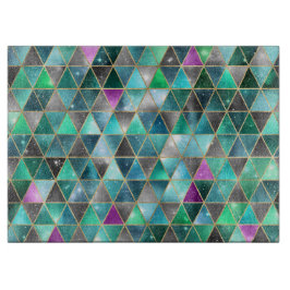 Wasserfarbe Isometrisch mit Gold und Marmor Schneidebrett