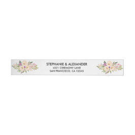 Wasserfarbe Ivory Bouquet Anemones