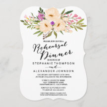 Wasserfarbe Ivory Bouquet Anemones