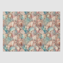 Wasserfarbe Jugendstil Muster Seidenpapier