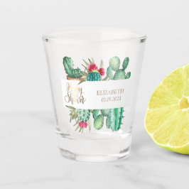 Wasserfarbe Kaktus Kinderdusche Feet Schnapsglas