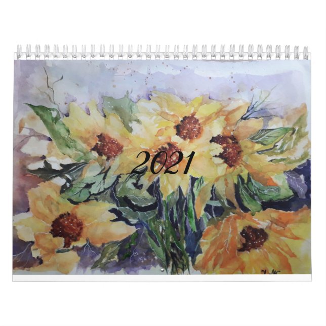 Wasserfarbe Kalander 2021 Kalender (Titelbild)