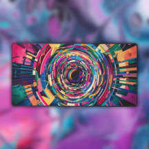 Wasserfarbe Kaleidoskopisch Abstrakt