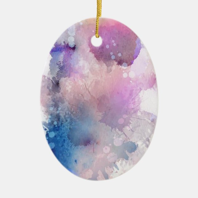 Wasserfarbe Keramikornament (Vorne)