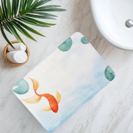 Wasserfarbe Koi Fisch Serenity Badematte