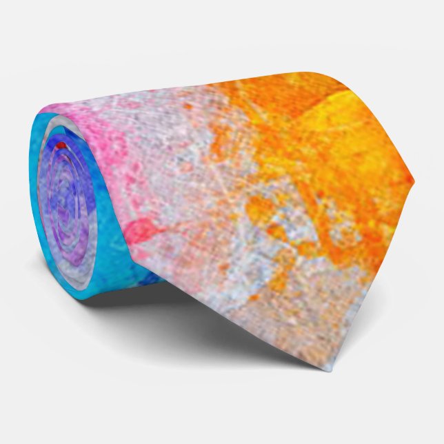 Wasserfarbe Krawatte (Gerollt)