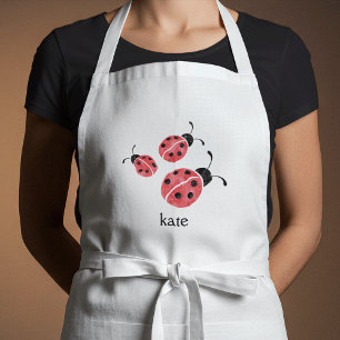 Wasserfarbe Ladybug Personalisiert Erwachsene Schü Schürze