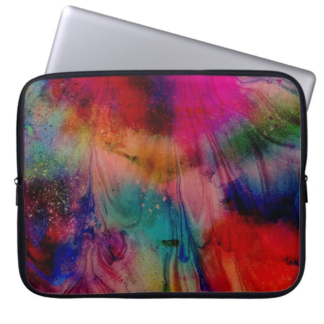 Wasserfarbe Laptopschutzhülle (Vorderseite)