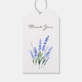 Wasserfarbe Lavender Bouquet Geschenkanhänger