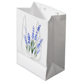 Wasserfarbe Lavender Bouquet Mittlere Geschenktüte