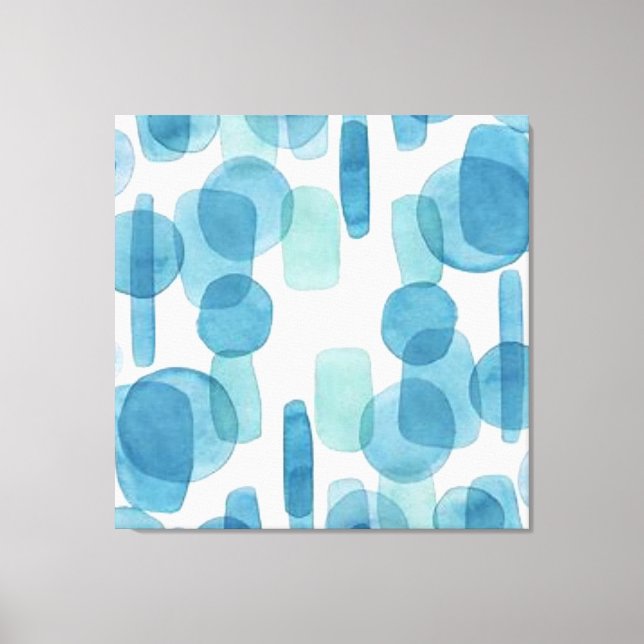 Wasserfarbe Leinwanddruck (Vorderseite)