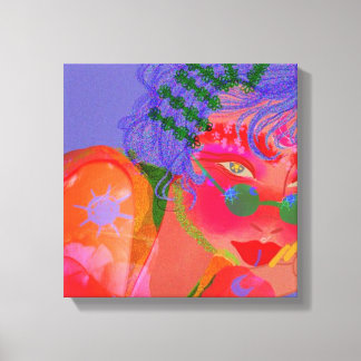 Wasserfarbe Leinwanddruck