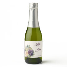 Wasserfarbe Lila Blume Bouquet-Wedding-