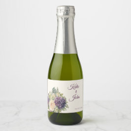 Wasserfarbe Lila Blume Bouquet-Wedding-