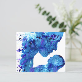 Wasserfarbe Madonna und Kind