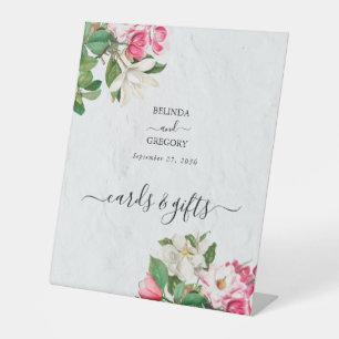 Wasserfarbe Magnolia Blume Hochzeitskarten Geschen Sockelschild
