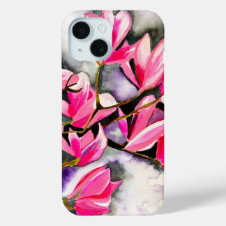 Wasserfarbe Magnolie Rosa Case-Mate iPhone Hülle