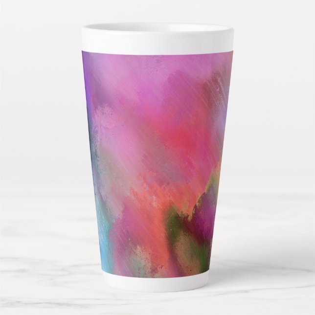 Wasserfarbe Milchtasse (Vorderseite)