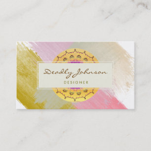 Wasserfarbe Moderne Abstrakte Kunst, Dichtung und  Visitenkarte