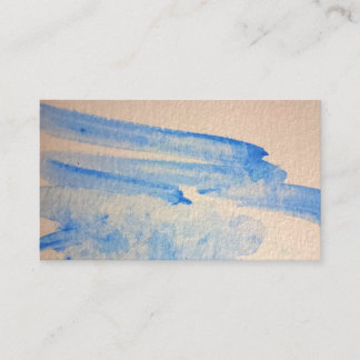 Wasserfarbe Natürliche Textur Stil Visitenkarte