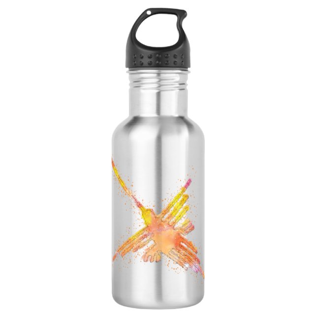Wasserfarbe Nazca Edelstahlflasche (Vorderseite)